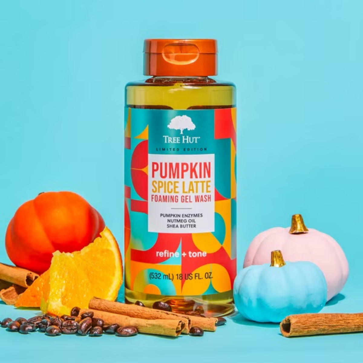 Tree Hut Foaming Gel Body Wash - Pumpkin Spice Latte