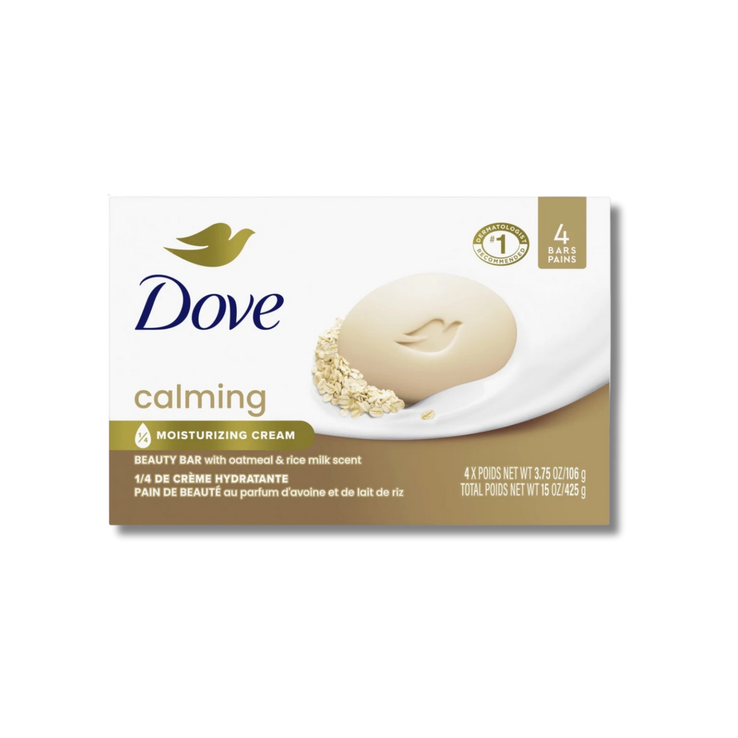 Dove Beauty Bar - Oatmeal Rice Milk Single Bar