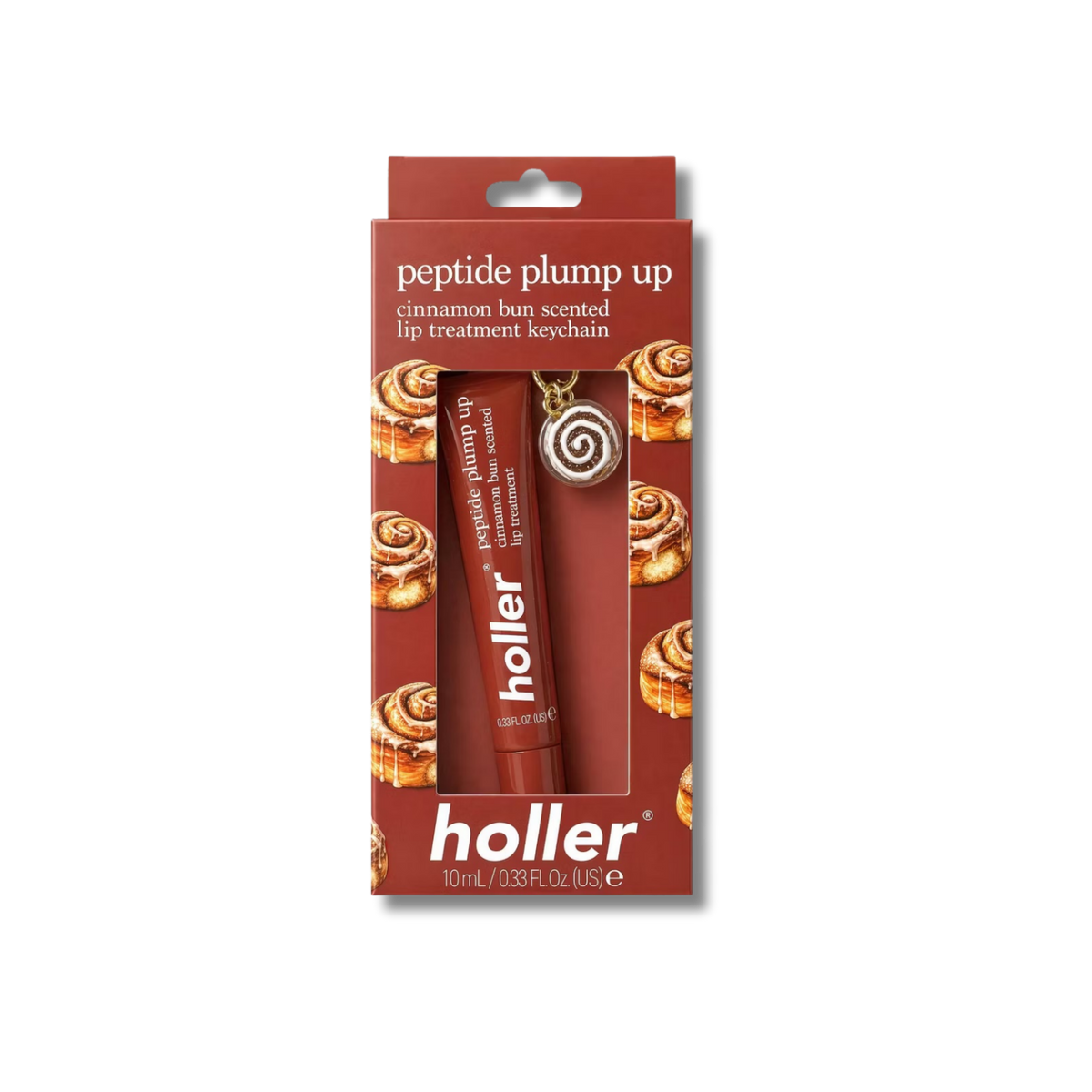 Holler Peptide Plump Lip Balm - Cinnamon Bun
