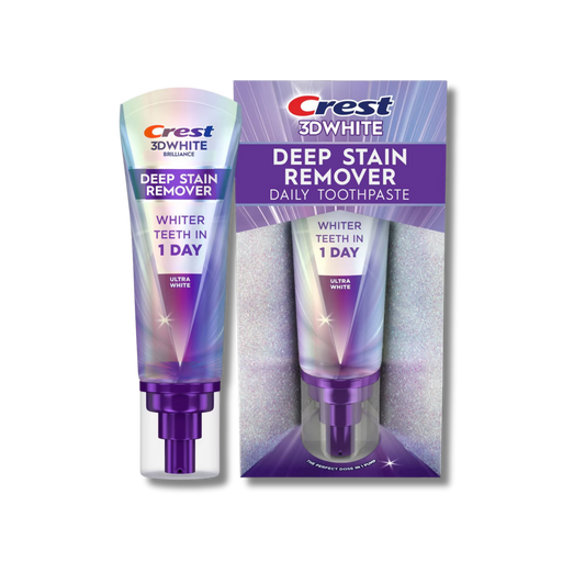 Crest 3D White Deep Stain Remover Daily Toothpaste - Ultra White 3.1oz