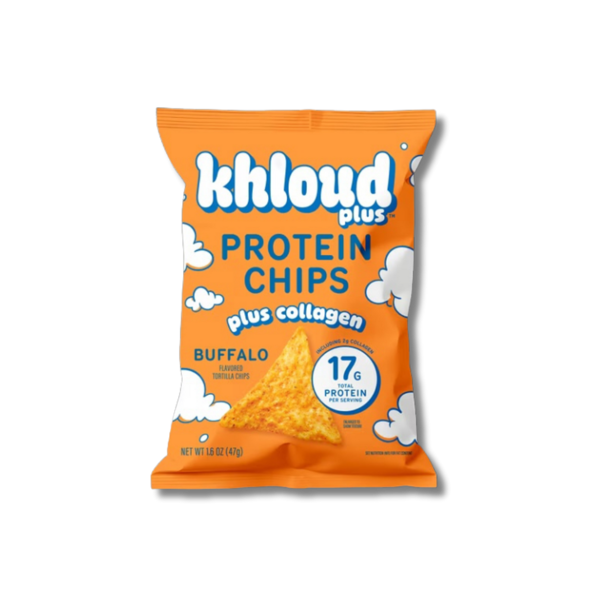 Khloud Plus Collagen Protein Chips - Buffalo 1.6oz Snack Size