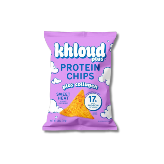 Khloud Plus Collagen Protein Chips - Sweet Heat 1.6oz Snack Size