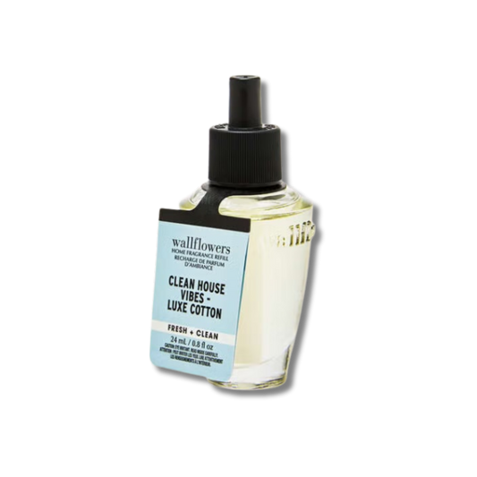 Bath & Body Works Wallflower Refill - Clean House Vibes Luxe Cotton