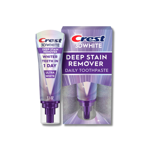 Crest 3D White Deep Stain Remover Daily Toothpaste - Ultra White