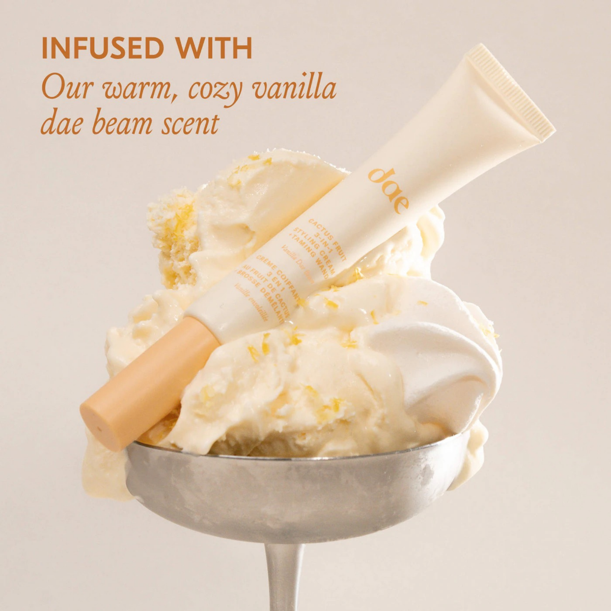 Dae Cactus Fruit 3 In 1 Styling Cream & Taming Wand - Vanilla Dae Beam