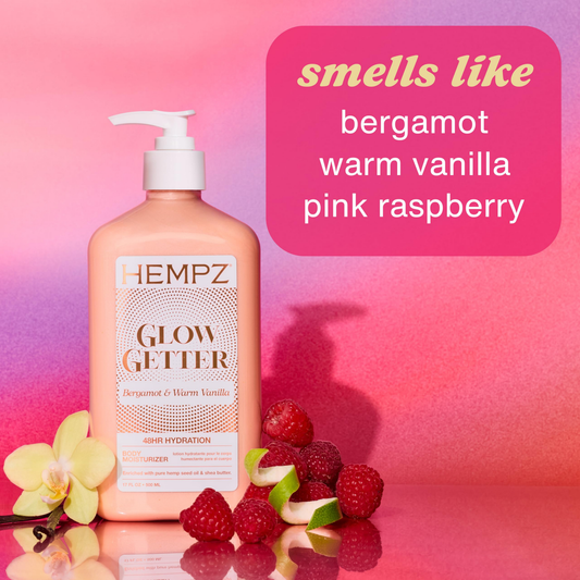 Hempz Body Moisturiser - Glow Getter Bergamot & Warm Vanilla