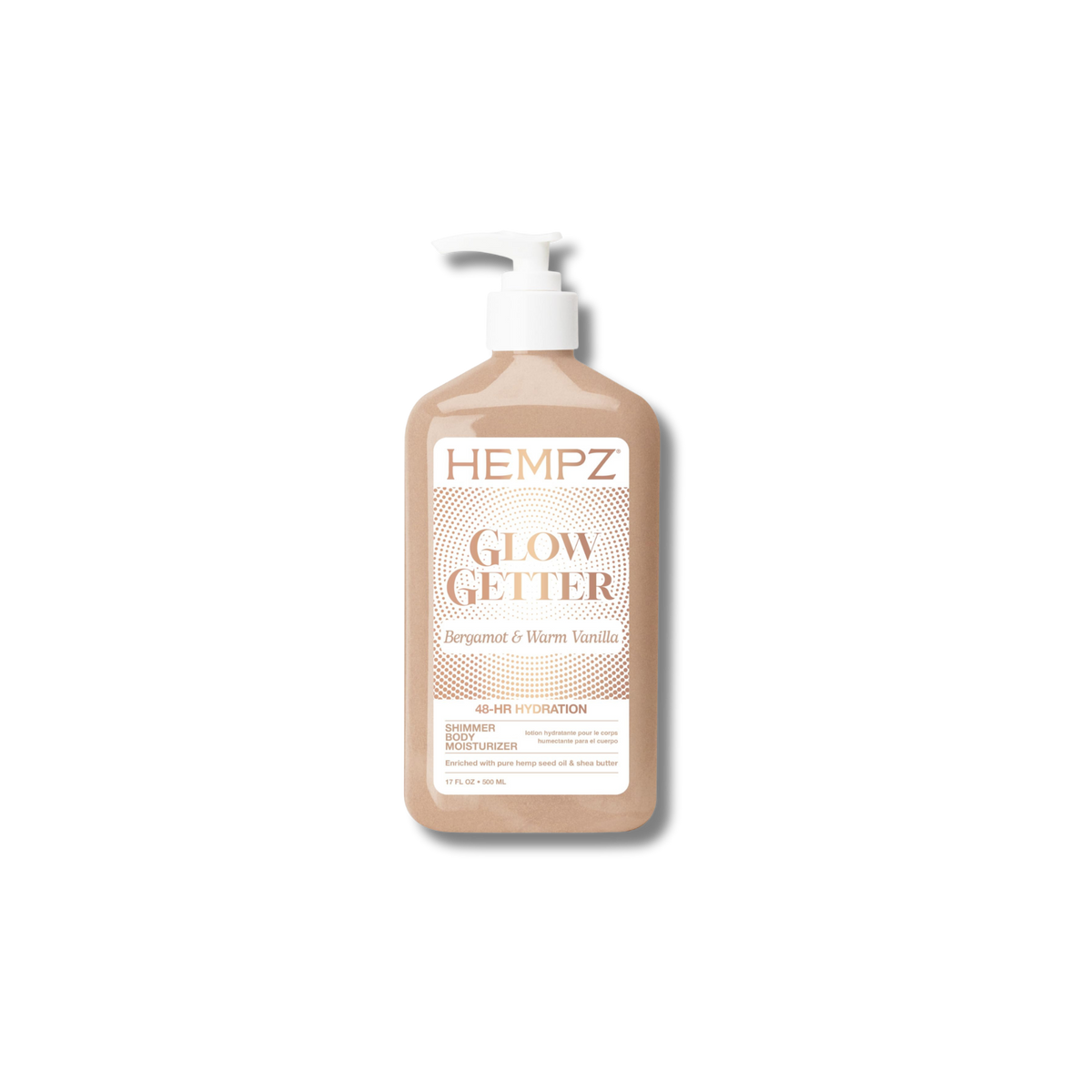 Hempz Body Moisturiser - Glow Getter Bergamot & Warm Vanilla