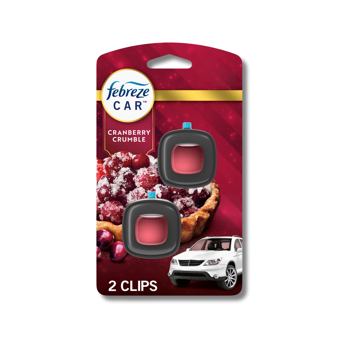Febreeze Car Air Fresheners - Cranberry Crumble 2 Pack
