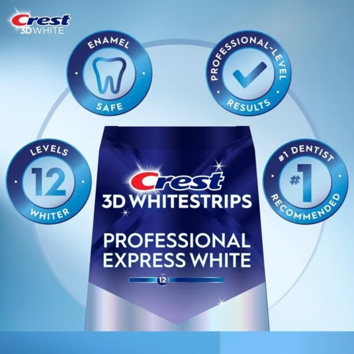 Crest 3D Whitestrips Professional Express White - 18 Treatments