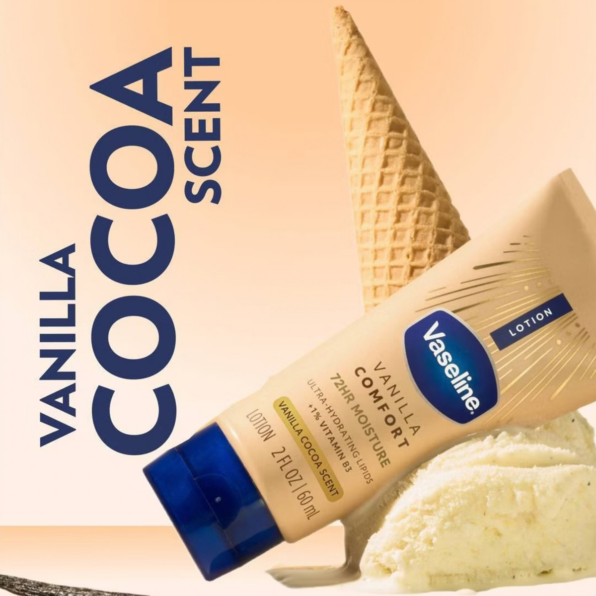 Vaseline Body Lotion Mini - Vanilla Comfort