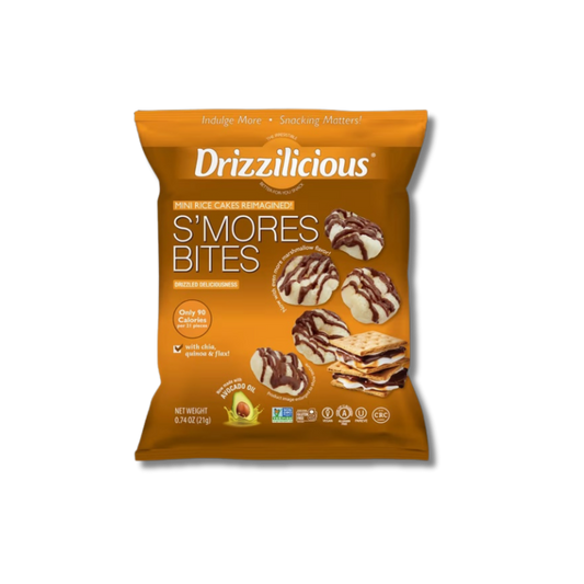 Drizzilicious Mini Rice Cakes - S'mores 0.74oz
