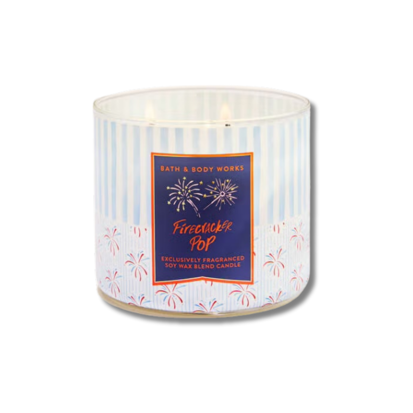 Bath & Body Works 3 Wick Candle - Firecracker Pop