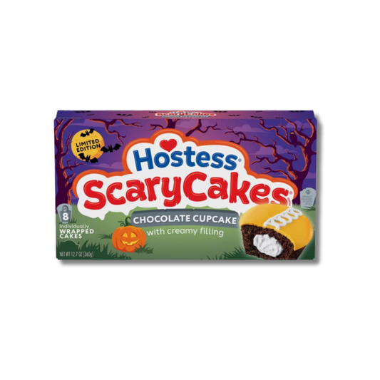 Hostess Scary Cakes Chocolate Cupcakes 8 Pack