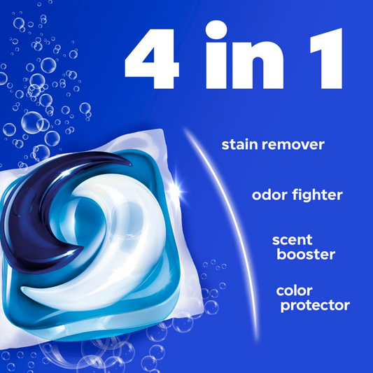Tide Laundry Detergent Pods - Ultra Oxi 4 in 1 (32 Pack)