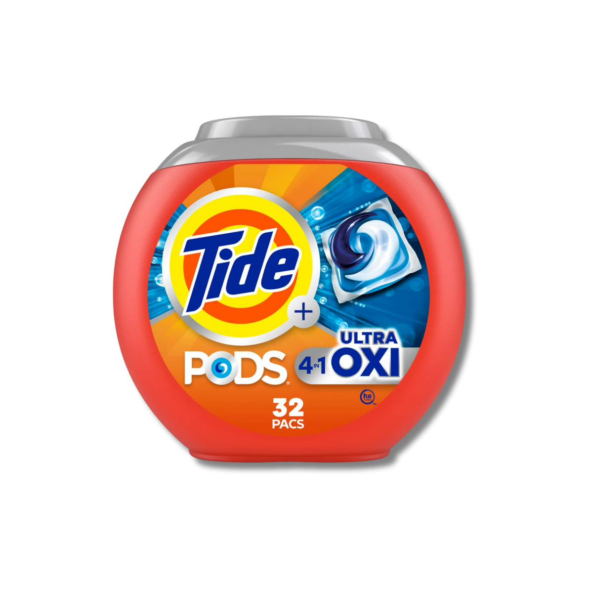 Tide Laundry Detergent Pods - Ultra Oxi 4 in 1 (32 Pack)