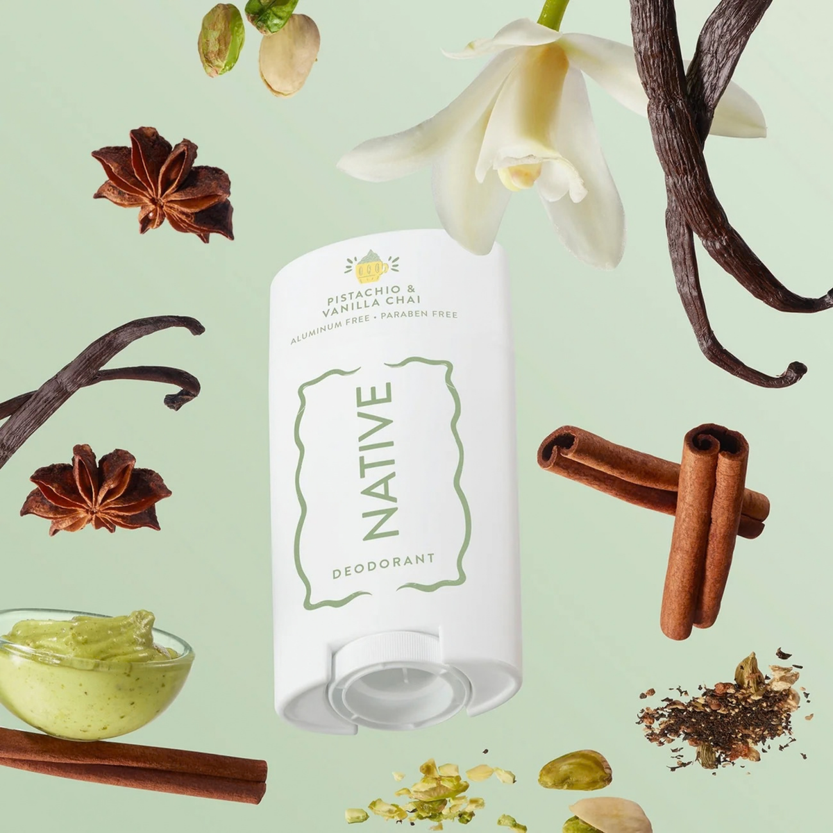 Native Aluminium Free Deodorant - Pistachio & Vanilla Chai