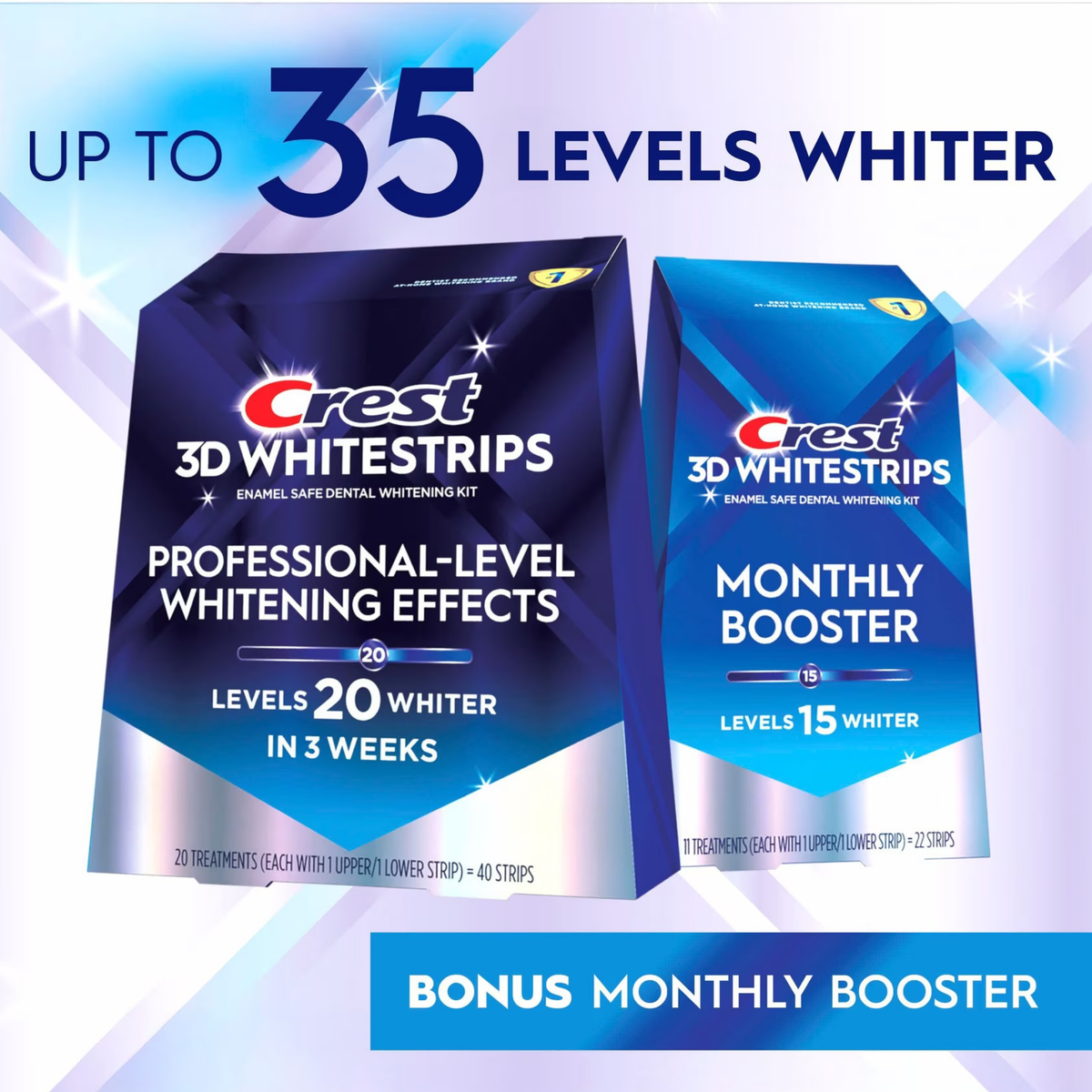 Crest 3D Whitestrips Professional Effects & Supreme Bright Whitening Kit
