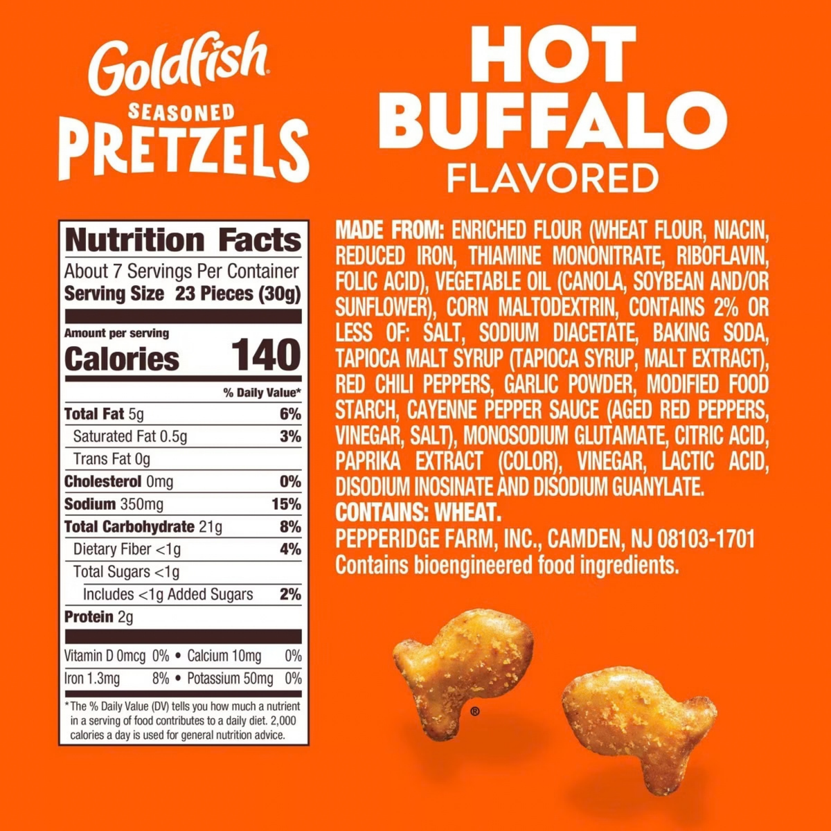 Goldfish Crackers - Hot Buffalo Pretzels
