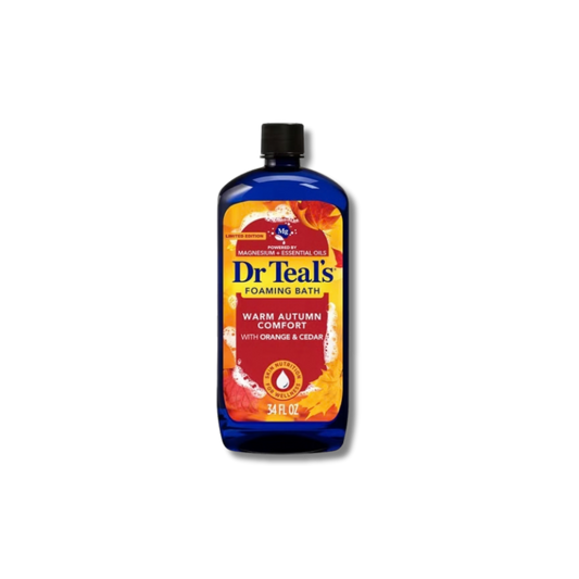 Dr Teal's Foaming Bath With Epsom Salt - Warm Autumn Comfort & Essential Oils