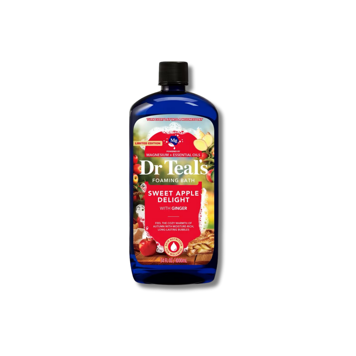 Dr Teal's Foaming Bath - Sweet Apple Delight With Ginger