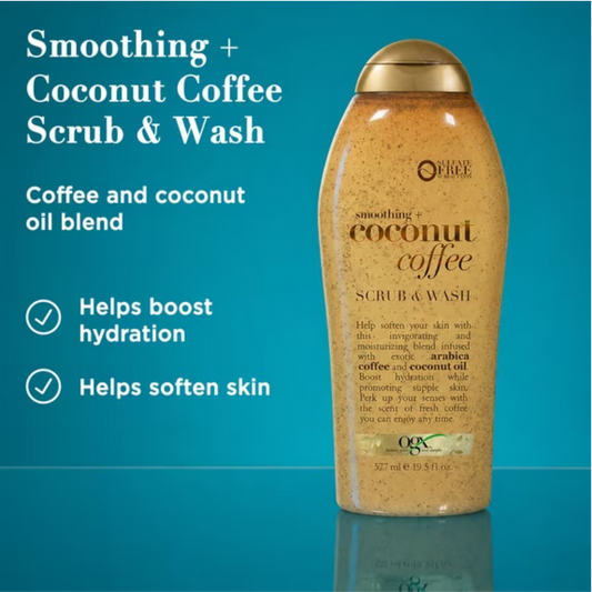 OGX Scrub & Wash - Coconut & Coffee