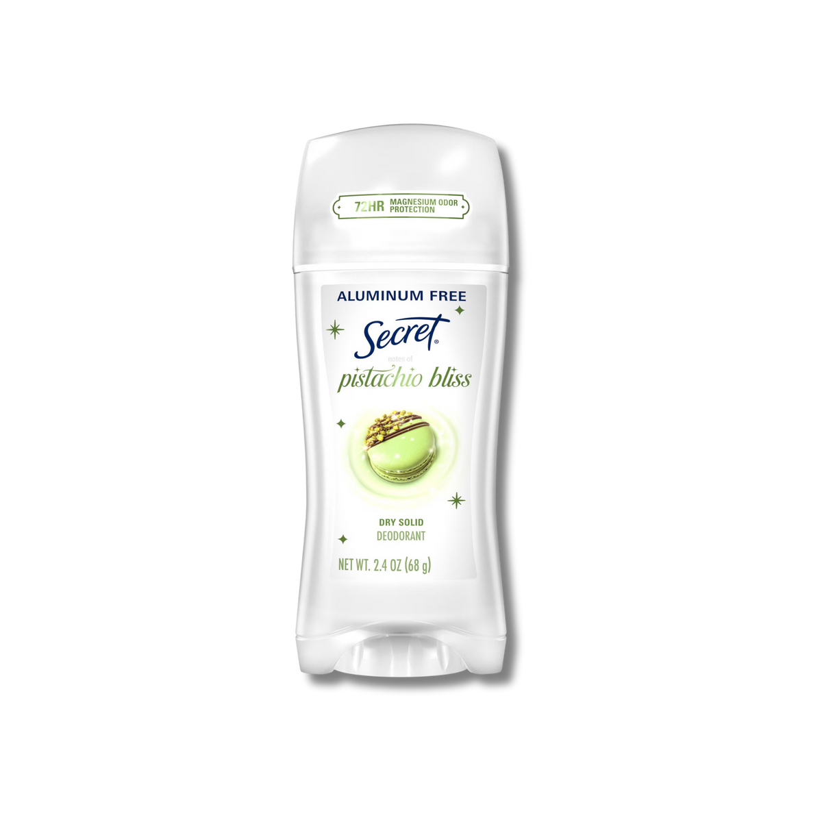 Secret Aluminium Free Dry Solid Deodorant - Pistachio Bliss