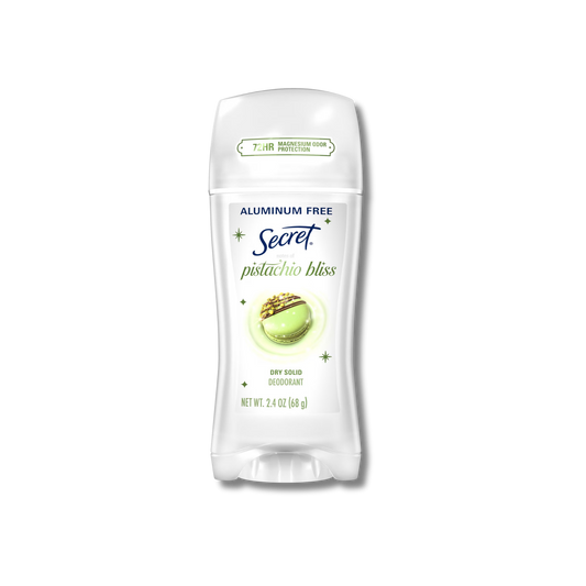 Secret Aluminium Free Dry Solid Deodorant - Pistachio Bliss