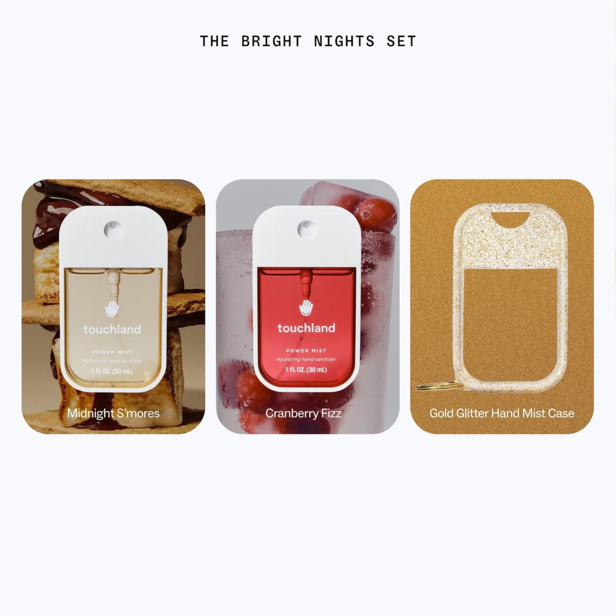 Touchland Hand Sanitiser - The Bright Nights Set