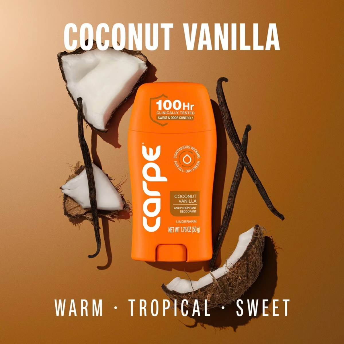 Carpe Deodorant - Coconut Vanilla