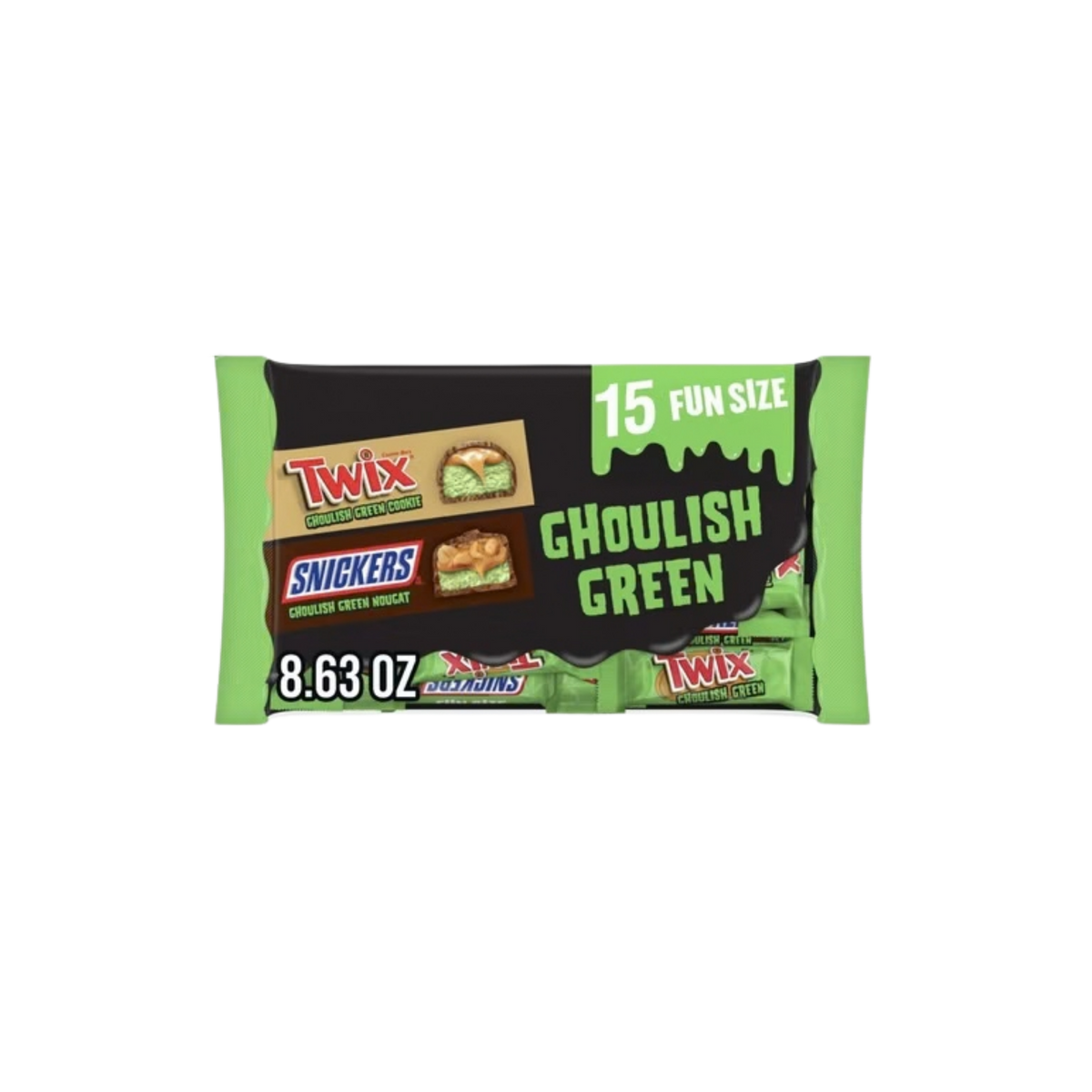 Twix & Snickers Ghoulish Green 8.63oz