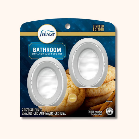 Febreeze Bathroom Air Fresheners - Cinnamon Sugar Cookies 2 Pack