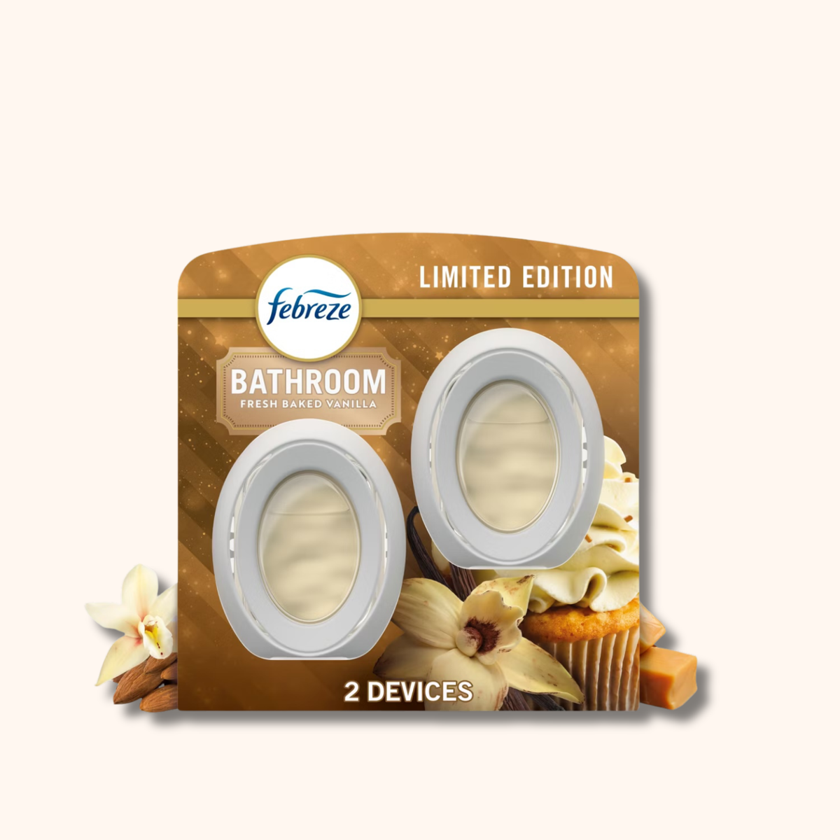 Febreeze Bathroom Air Fresheners - Fresh Baked Vanilla 2 Pack