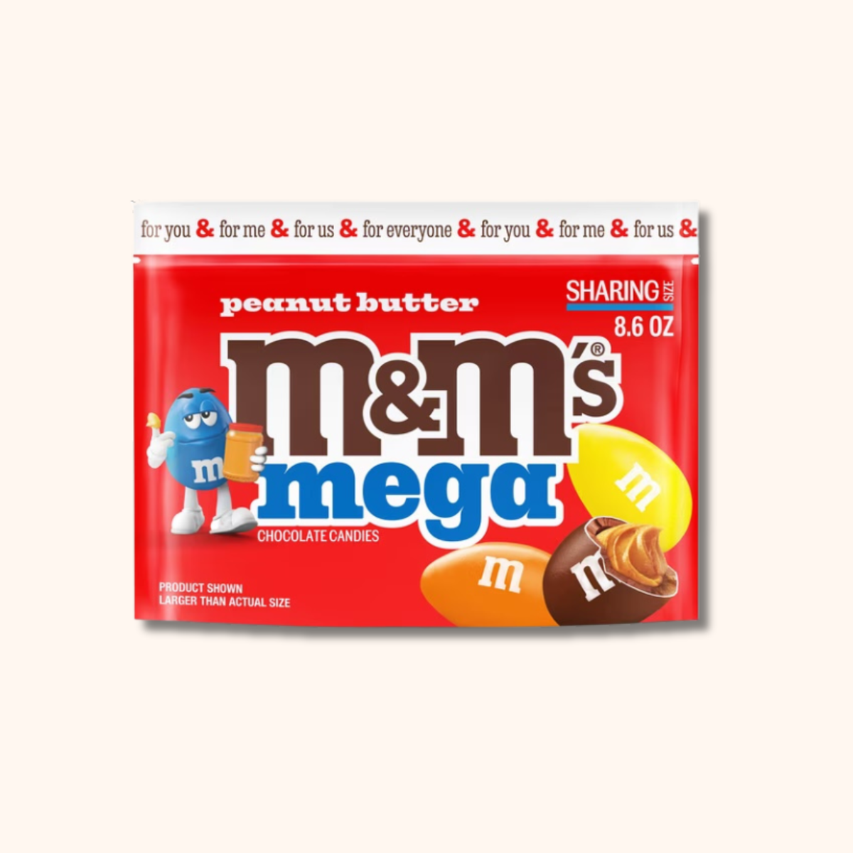 M&M's Mega - Peanut Butter 8.6oz