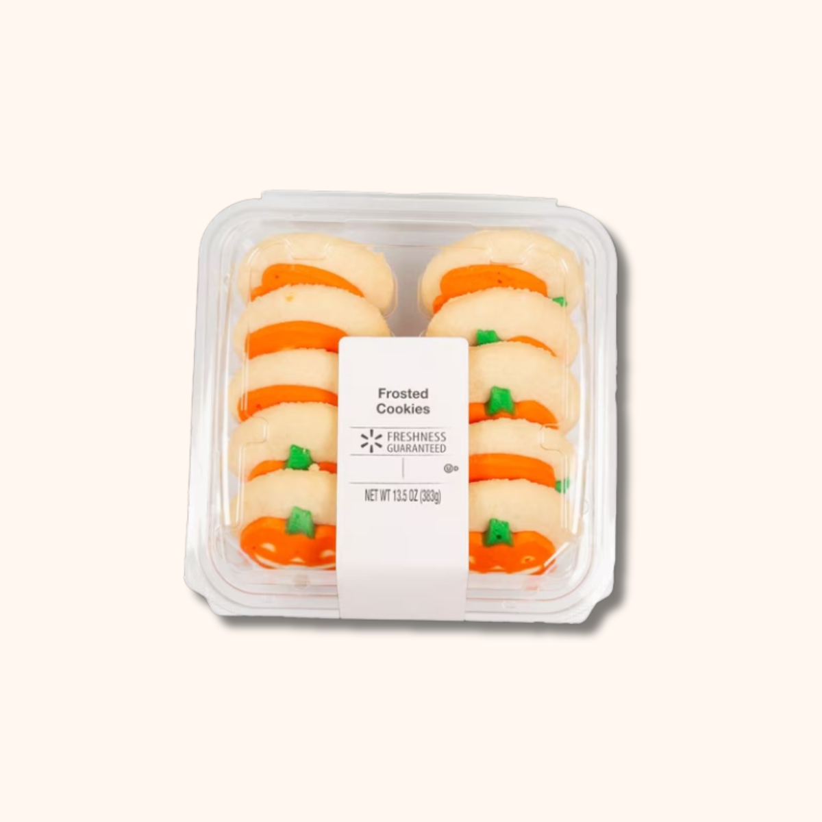 Walmart Sugar Cookies - Pumpkin Frosted
