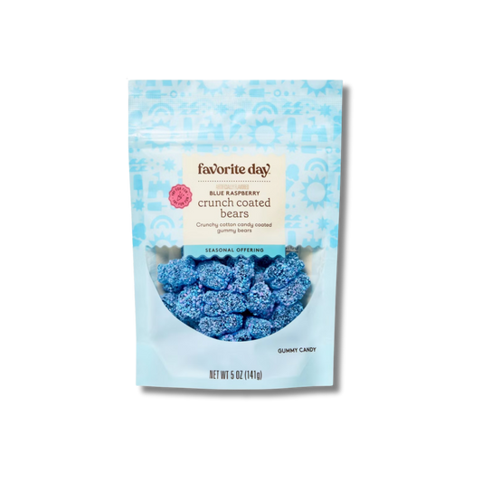 Favourite Day Cotton Candy Crunchy Blue Raspberry Gummy Bears