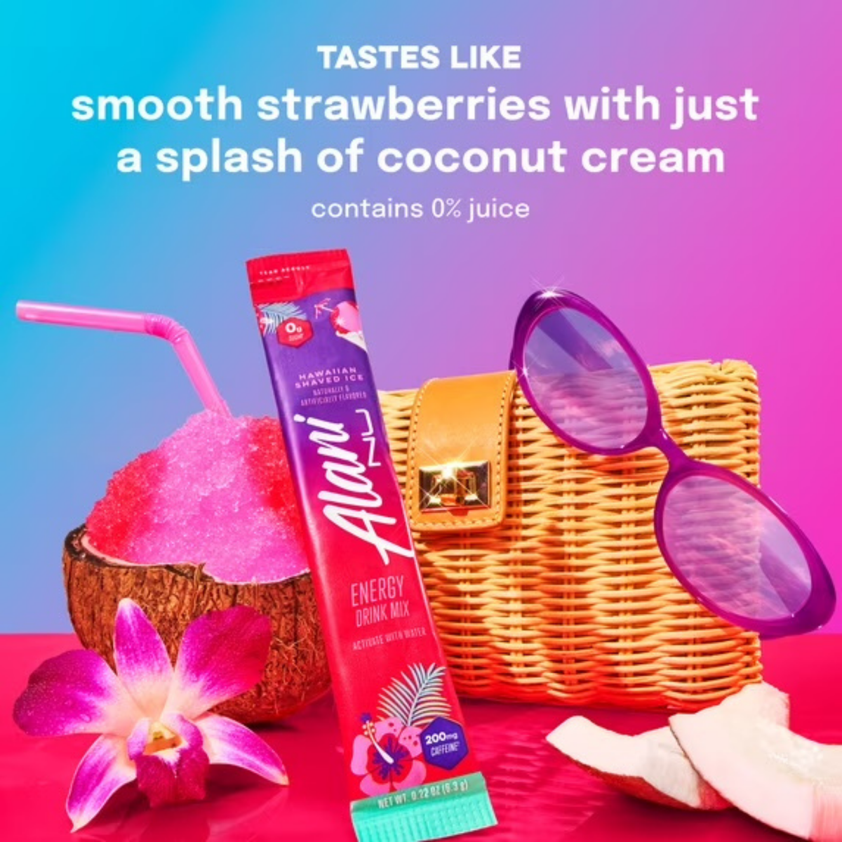 Alani Nu Energy Sachet Sticks - Hawaiian Shaved Ice