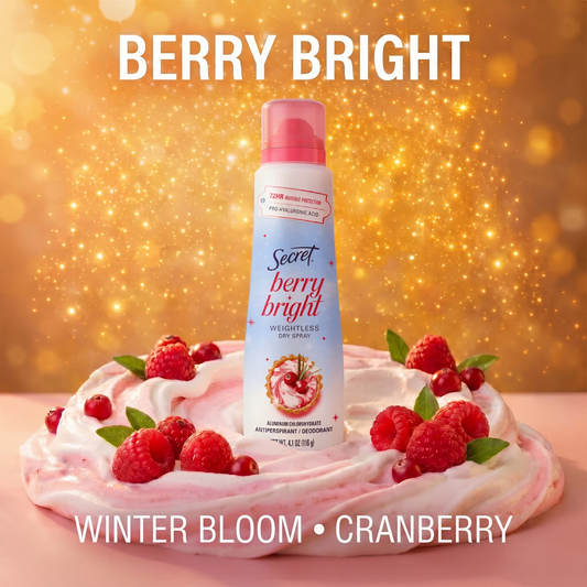 Secret Weightless Dry Spray - Berry Bright