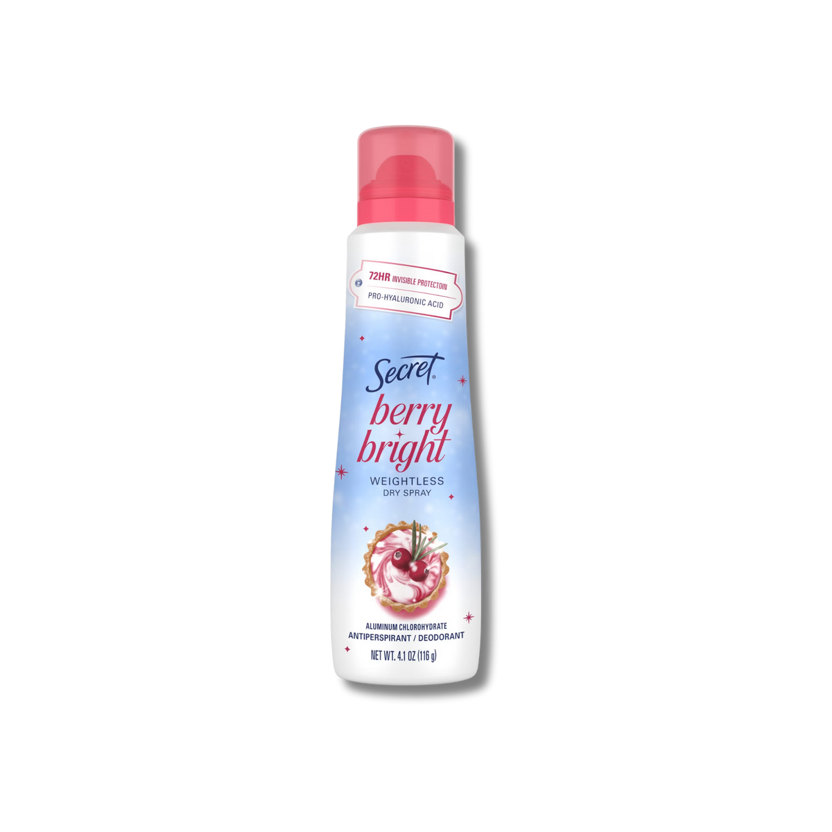 Secret Weightless Dry Spray - Berry Bright