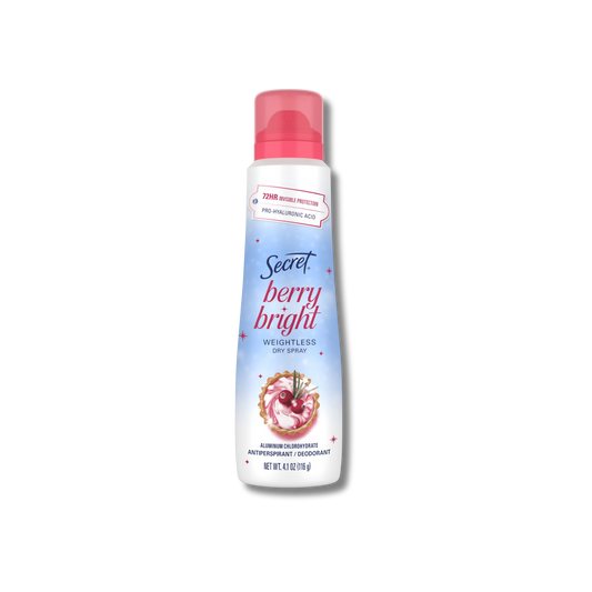 Secret Weightless Dry Spray - Berry Bright