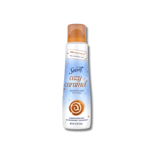 Secret Weightless Dry Spray - Cozy Caramel