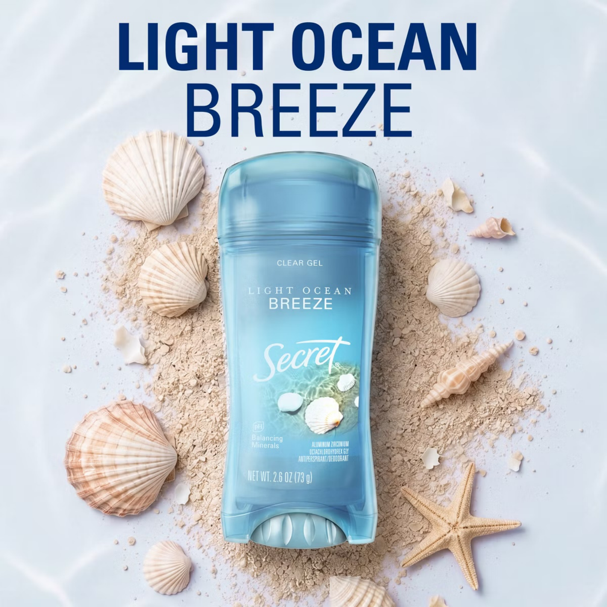 Secret Clear Gel Deodorant - Light Ocean Breeze