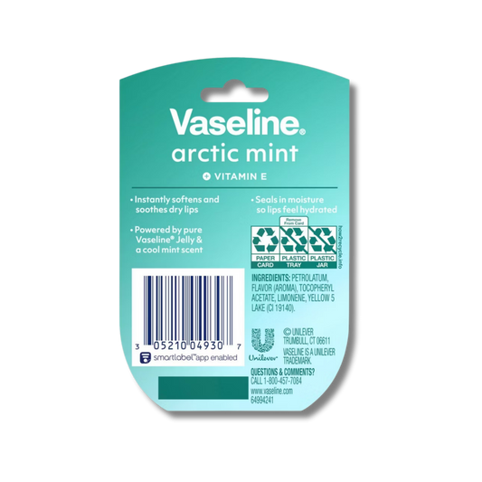 Vaseline Mini Lip Balm - Arctic Mint