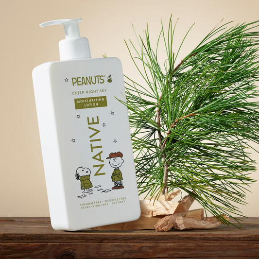 Native x Peanuts Body Lotion - Crisp Night Sky