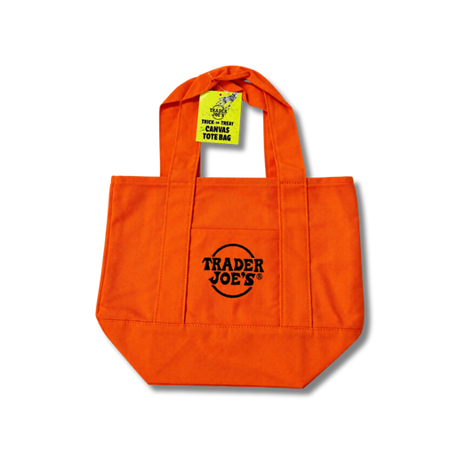 Trader Joe's Mini Halloween Tote Bag - Orange