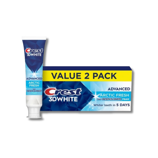 Crest 3D White Advanced Teeth Whitening Toothpaste - Arctic Fresh (2 pack)