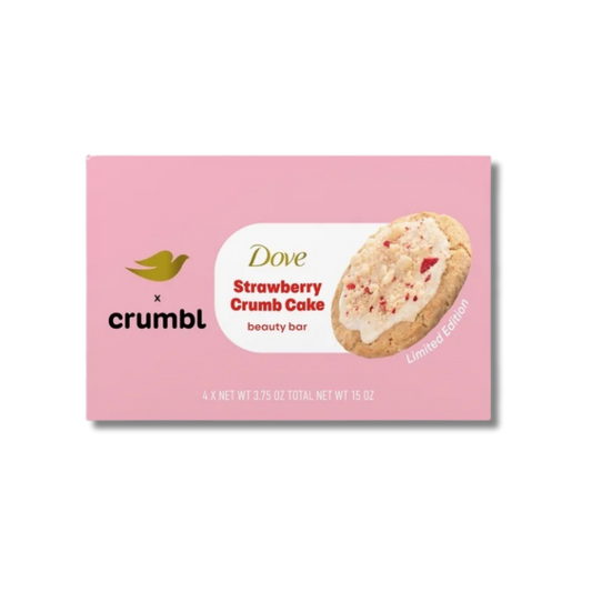 Dove Crumbl Beauty Bar - Strawberry Crumb Cake Single Bar Soap