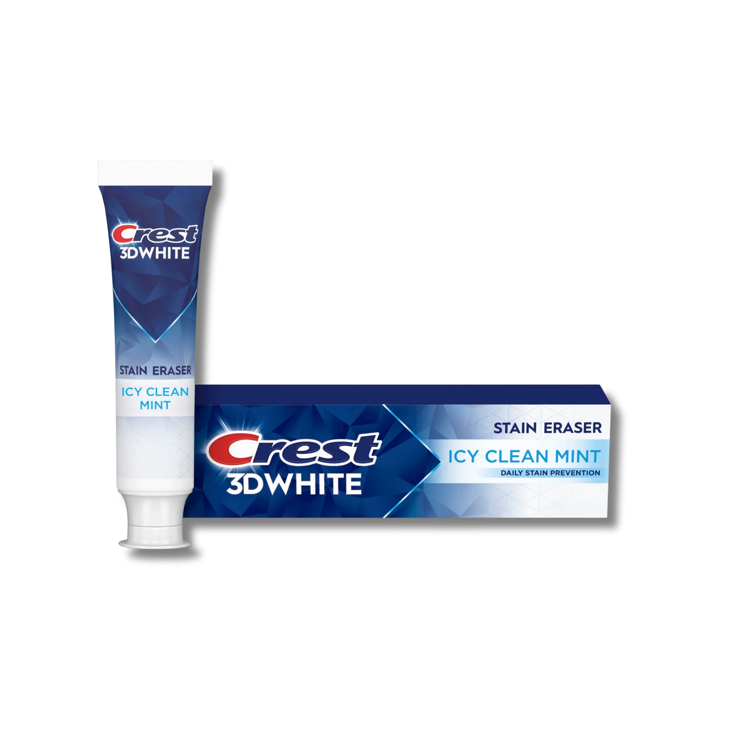 Crest 3D White Advanced Teeth Whitening Stain Eraser Toothpaste - Icy Clean Mint