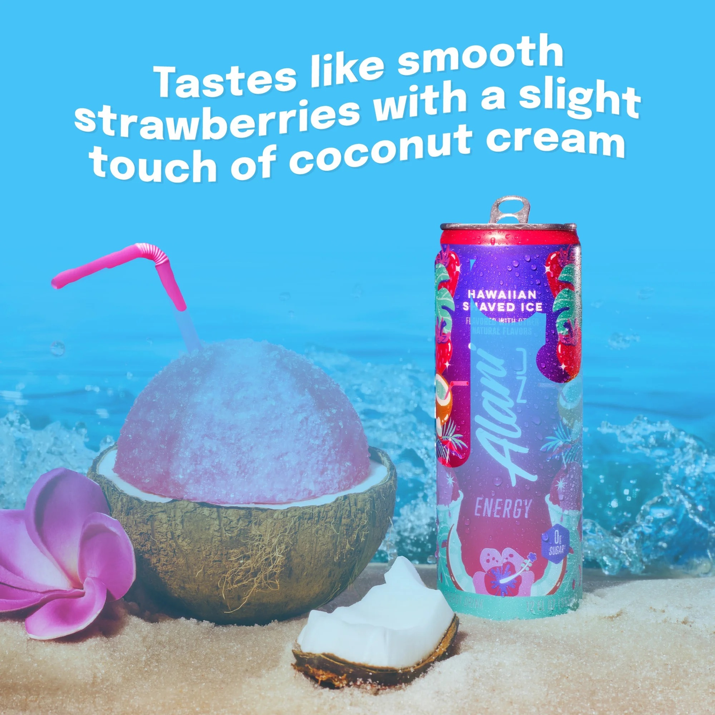Alani Nu Energy Drink - Hawaiian Shaved Ice 335ml