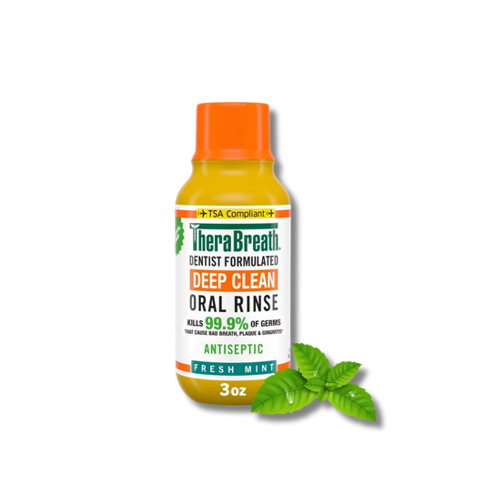 TheraBreath Mouthwash Mini - Deep Clean Fresh Mint
