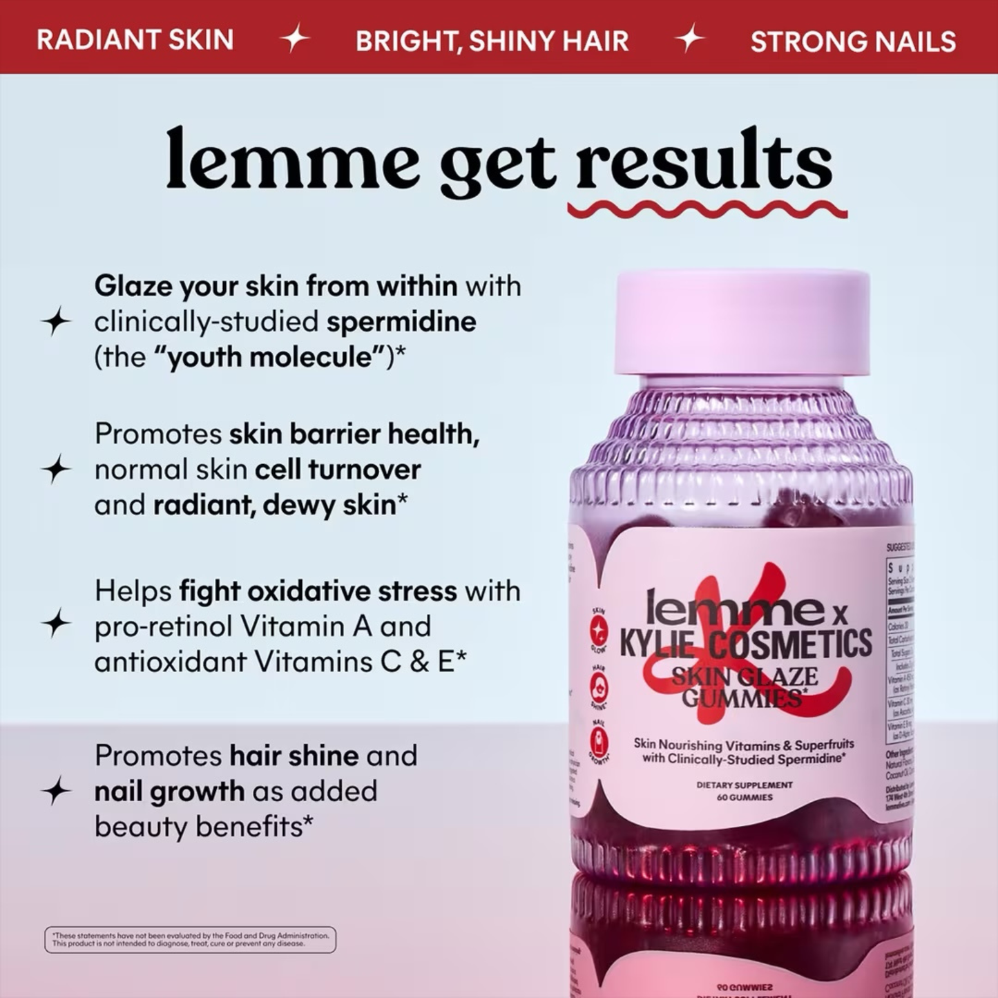 Lemme x Kylie Cosmetics Skin Glaze Gummies